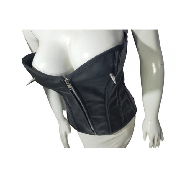 Corset Women,Girls Faux Leather Full Zip Bondage Corset BDSM Adult Corset Women,Girls - Image 2