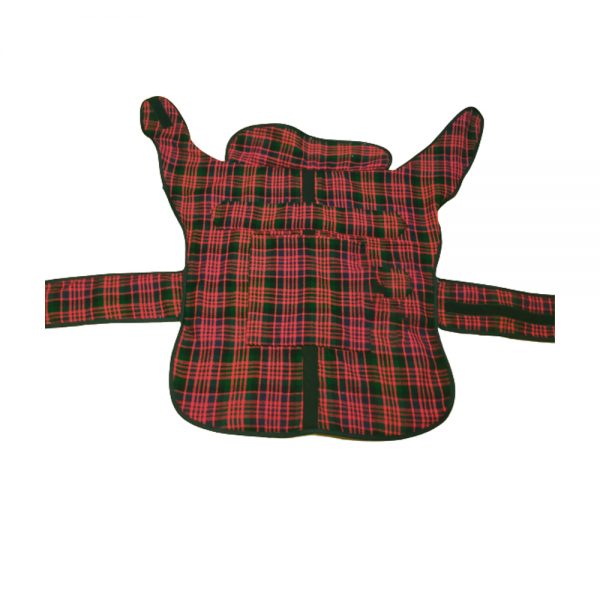 Pet Dog Breed Bedding Kennel Cotton Lightweight Jumper Tartan Mix Coat XS-XXL