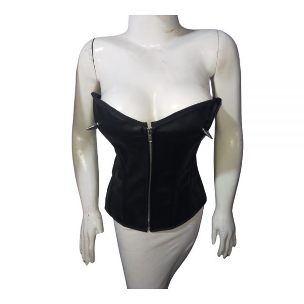 Corset Women,Girls Faux Leather Full Zip Bondage Corset BDSM Adult Corset Women,Girls - Image 3